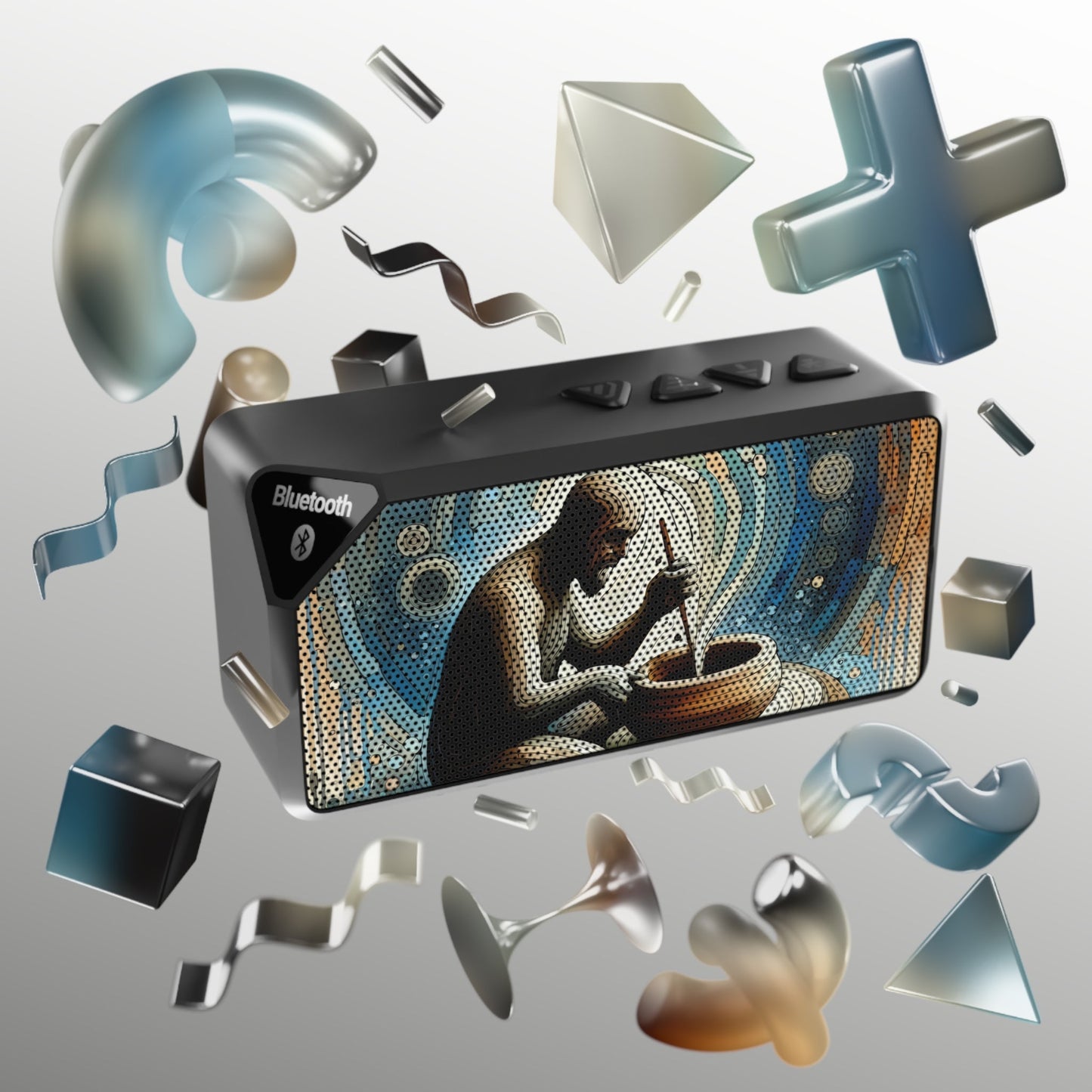 Crafting Semantic Pottery Jabba Bluetooth Speaker - ATUH.ART