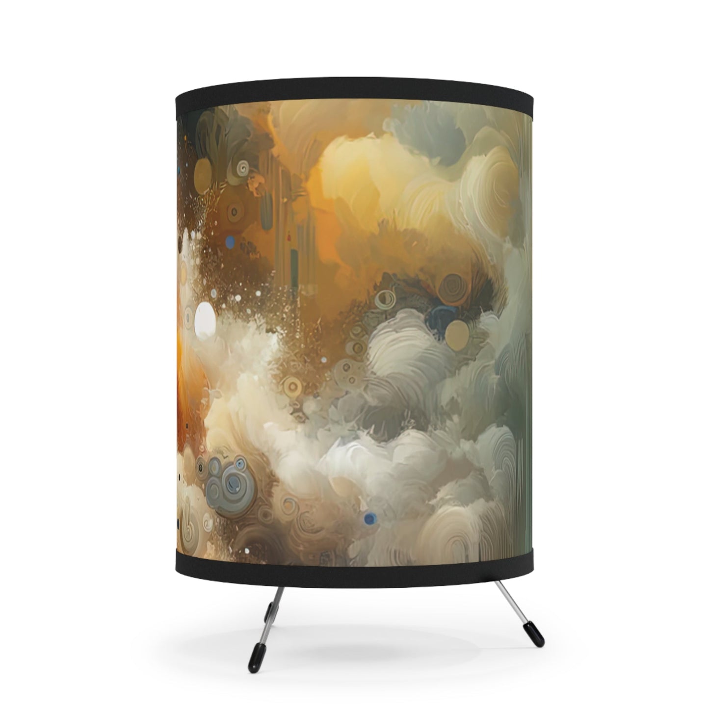 Crescendo Duration Symphony Tripod Lamp with High-Res Printed Shade, US\CA plug - ATUH.ART
