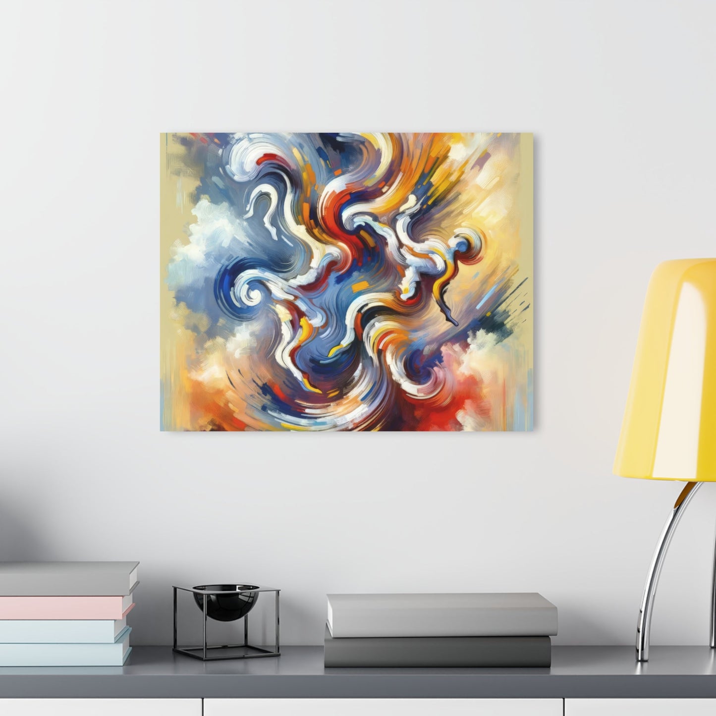 Dancing Disruption Tachism Acrylic Prints (French Cleat Hanging) - ATUH.ART