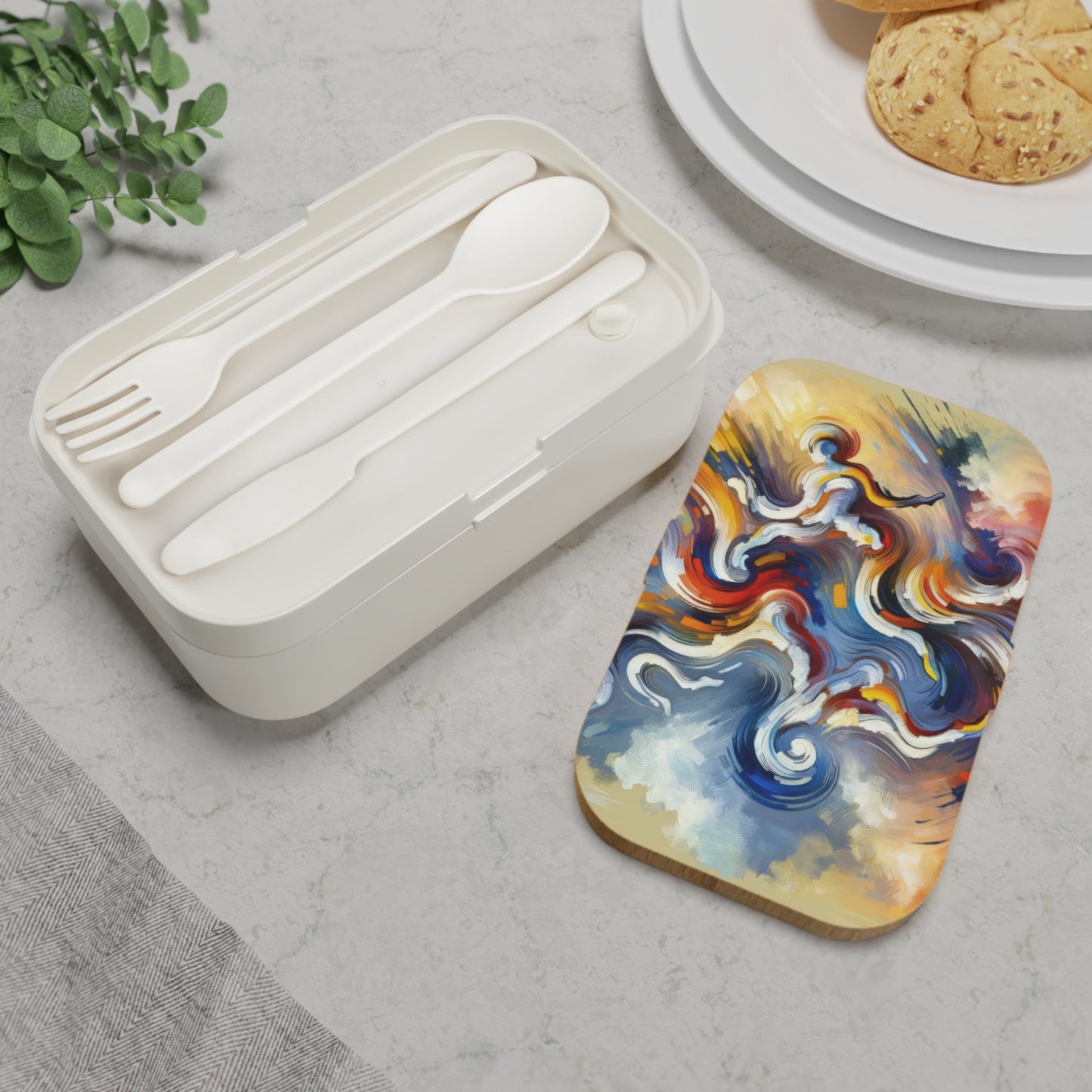 Dancing Disruption Tachism Bento Lunch Box - ATUH.ART