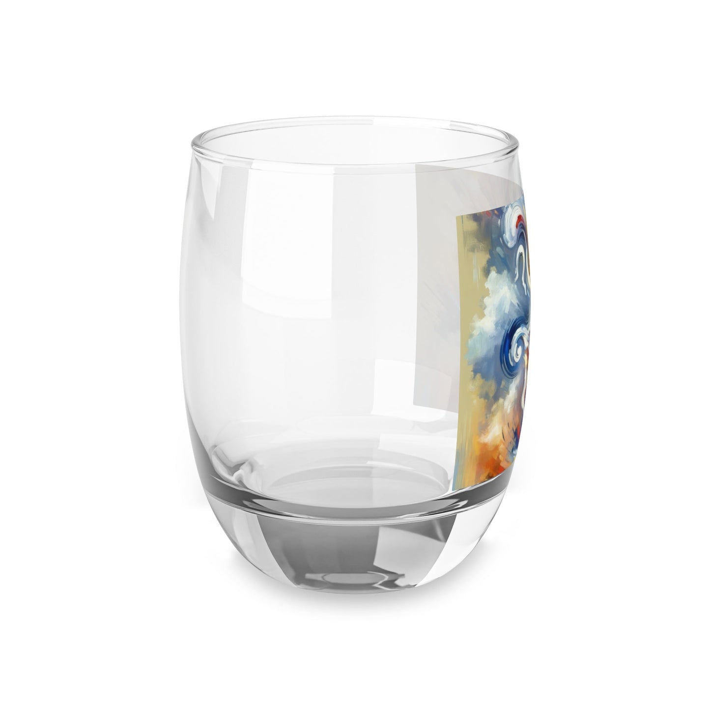 Dancing Disruption Tachism Whiskey Glass - ATUH.ART