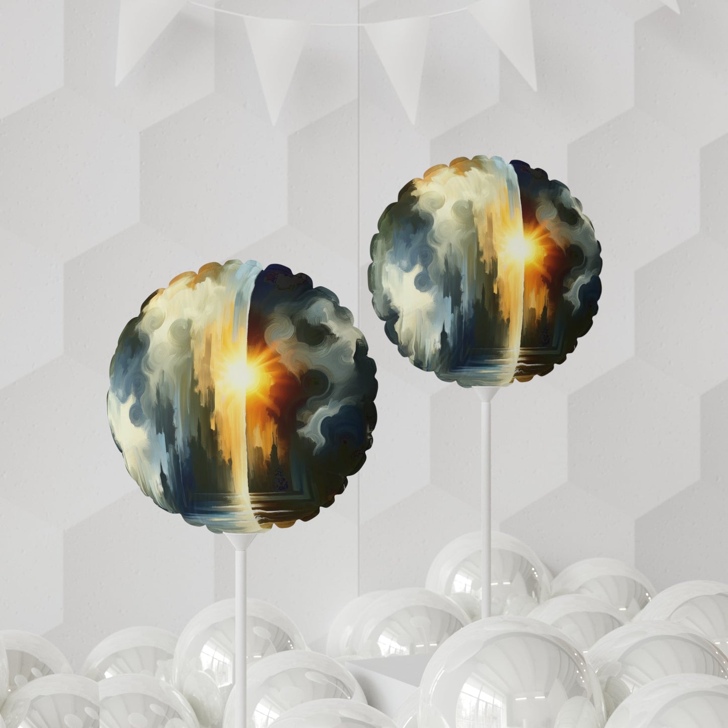 Dawn Dispels Darkness Balloon (Round and Heart-shaped), 11" - ATUH.ART