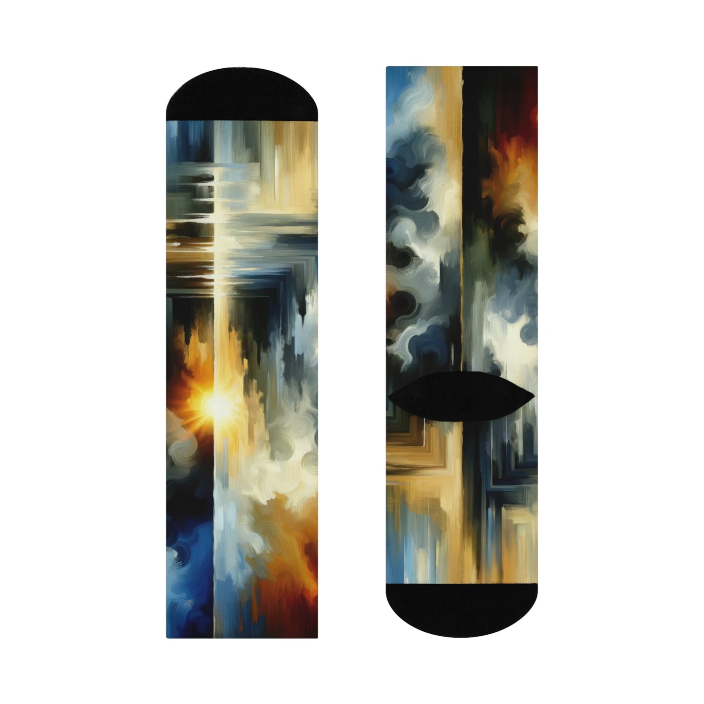 Dawn Dispels Darkness Cushioned Crew Socks - ATUH.ART