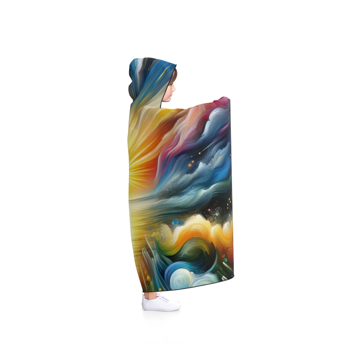 Dawn New Consciousness Hooded Blanket - ATUH.ART