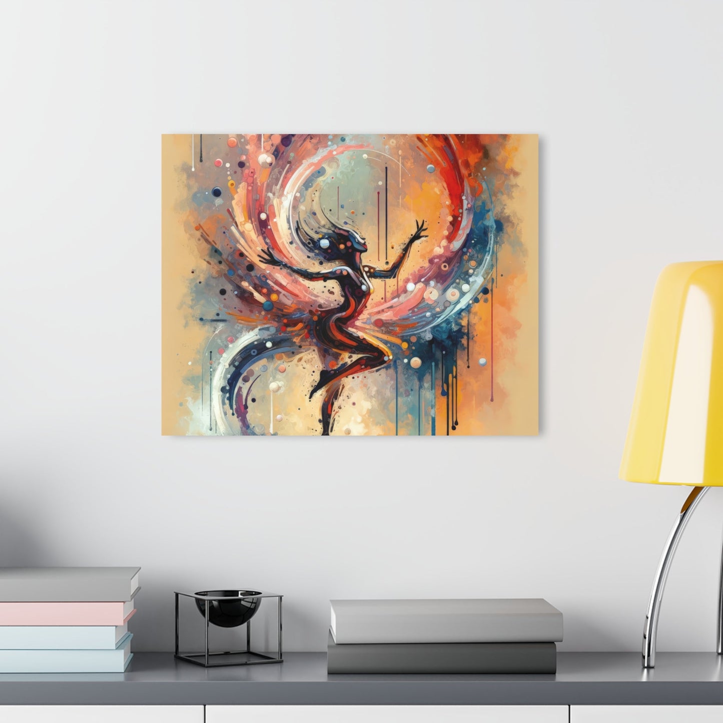 Decision Dance Tachism Acrylic Prints (French Cleat Hanging) - ATUH.ART