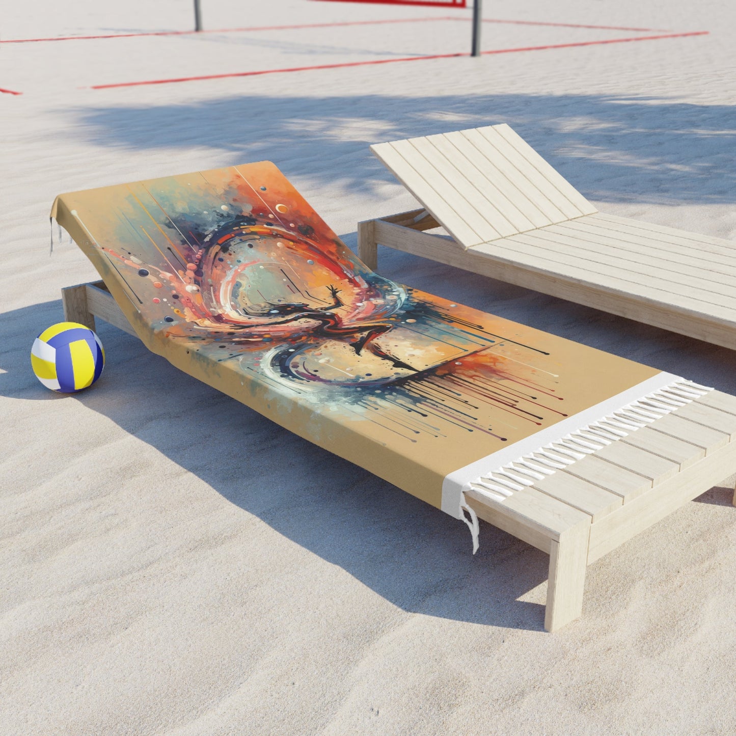 Decision Dance Tachism Boho Beach Cloth - ATUH.ART