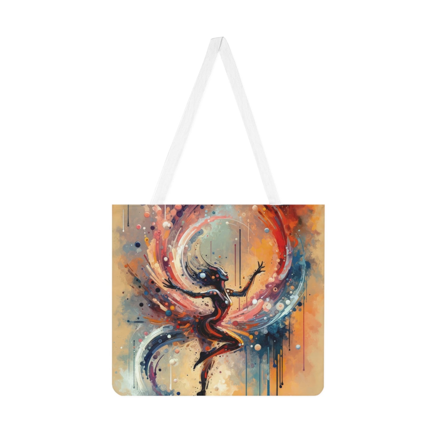 Decision Dance Tachism Shoulder Tote Bag (AOP) - ATUH.ART