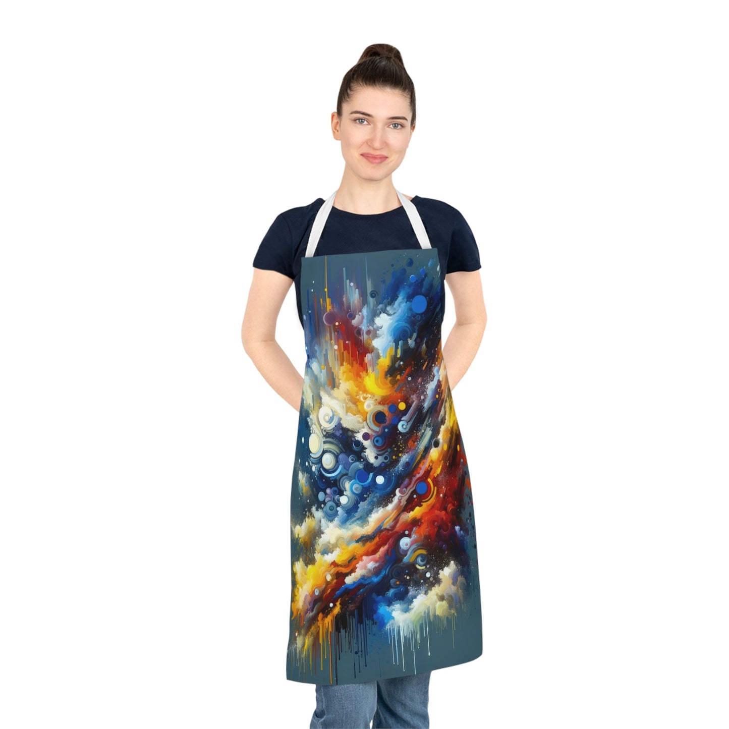 Decisive Mental Action Adult Apron (AOP) - ATUH.ART