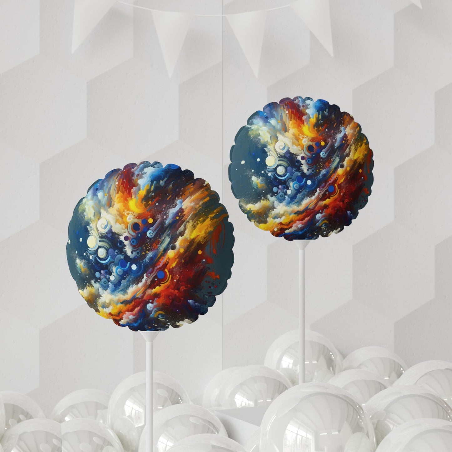 Decisive Mental Action Balloon (Round and Heart-shaped), 11" - ATUH.ART