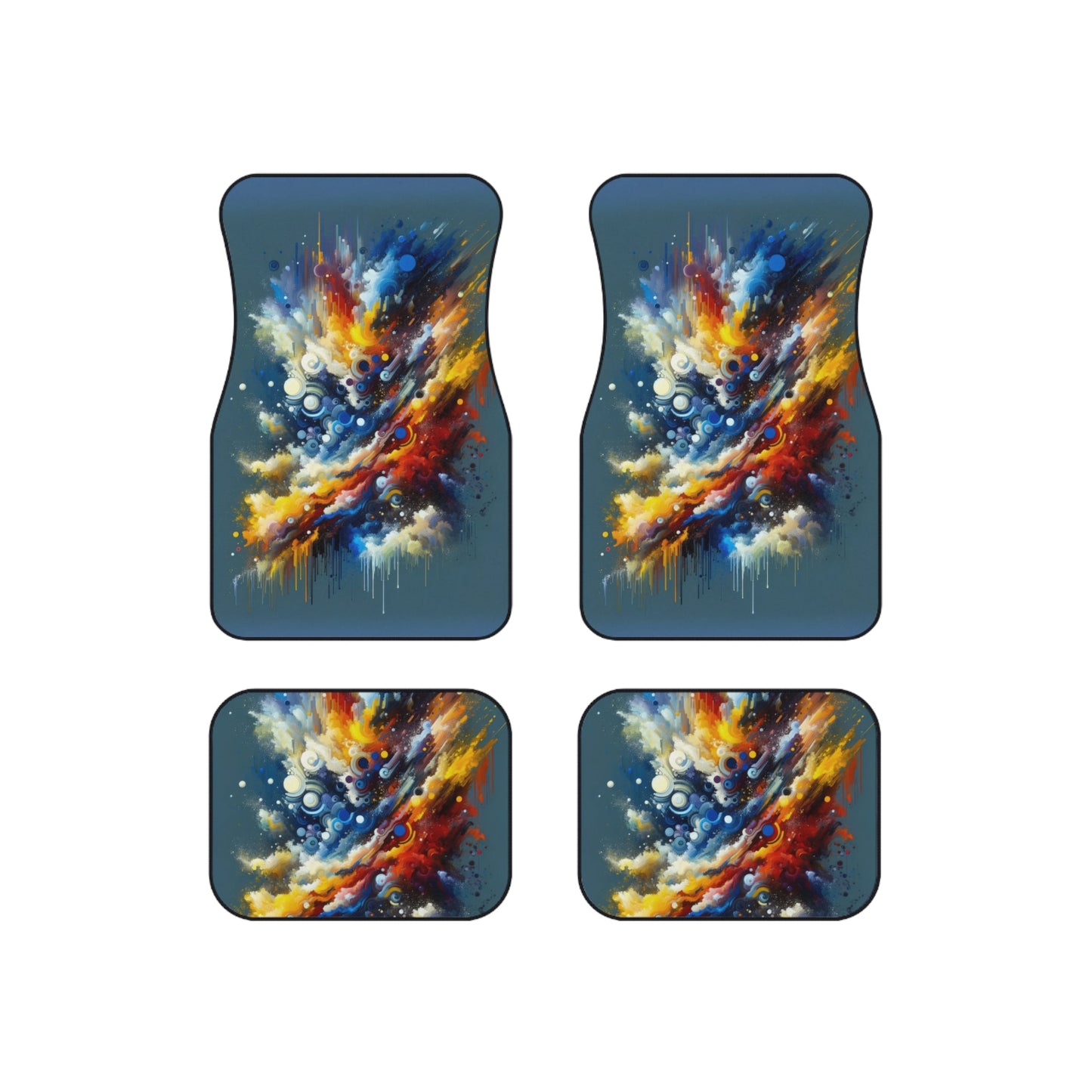 Decisive Mental Action Car Mats (Set of 4) - ATUH.ART
