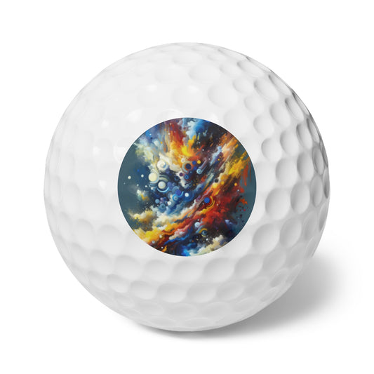 Decisive Mental Action Golf Balls, 6pcs - ATUH.ART