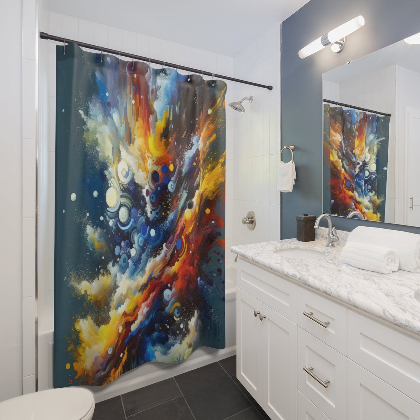 Decisive Mental Action Shower Curtains - ATUH.ART