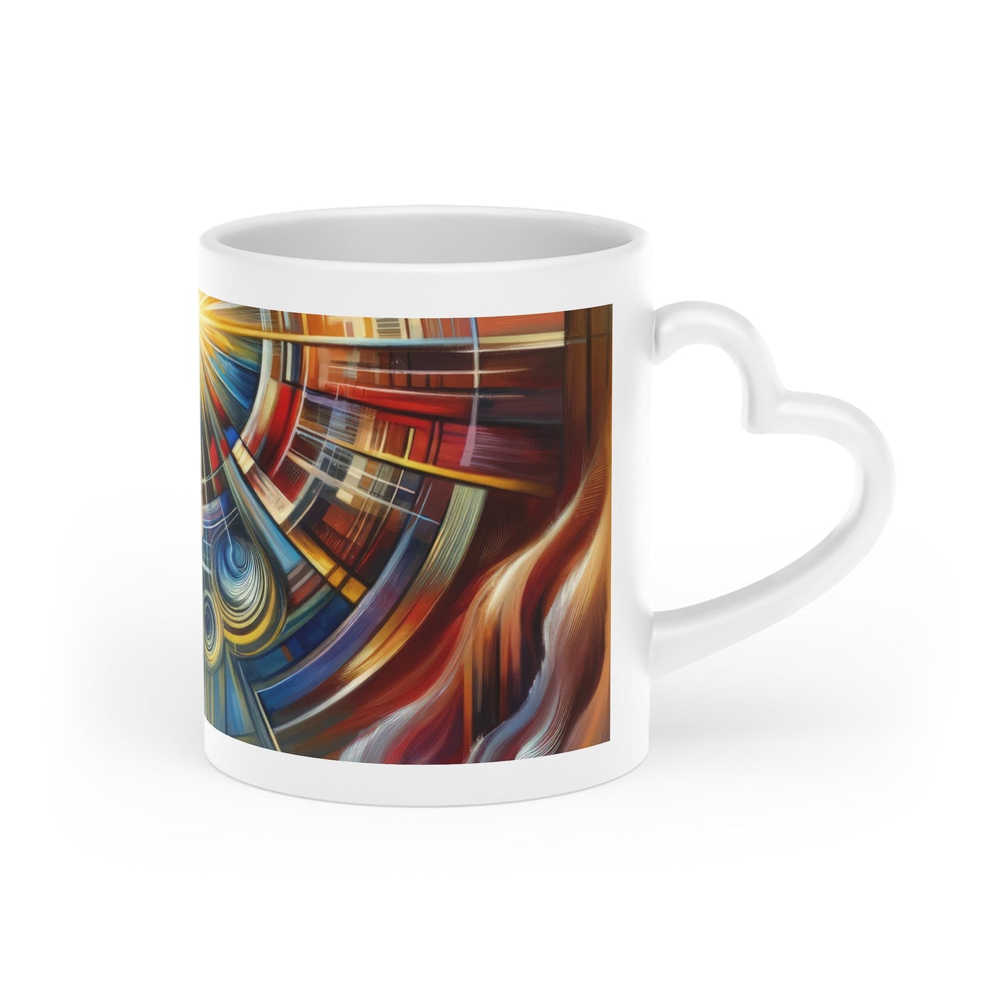 Declaration Movement Transformation Heart-Shaped Mug - ATUH.ART