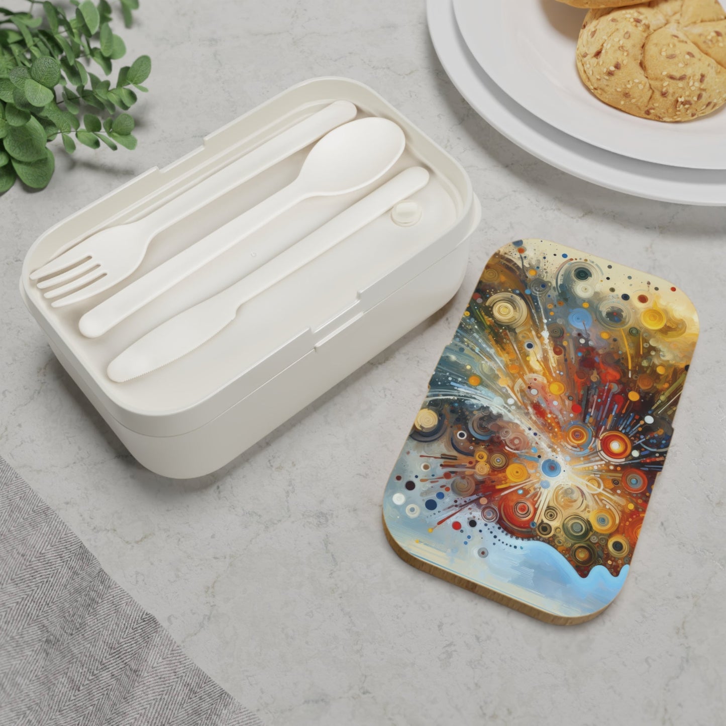 Desire Visualization Tachism Bento Lunch Box - ATUH.ART