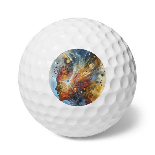 Desire Visualization Tachism Golf Balls, 6pcs - ATUH.ART