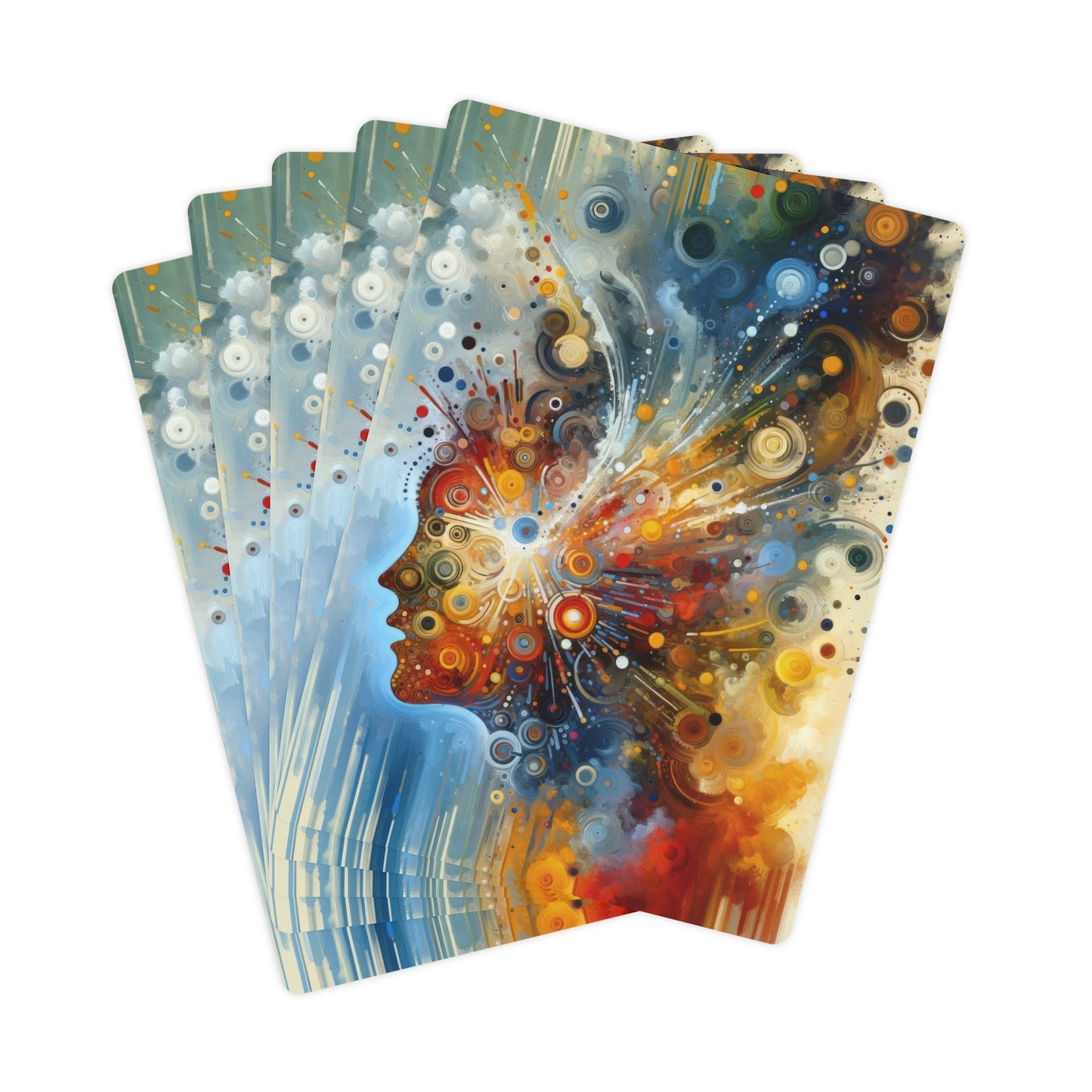Desire Visualization Tachism Poker Cards - ATUH.ART