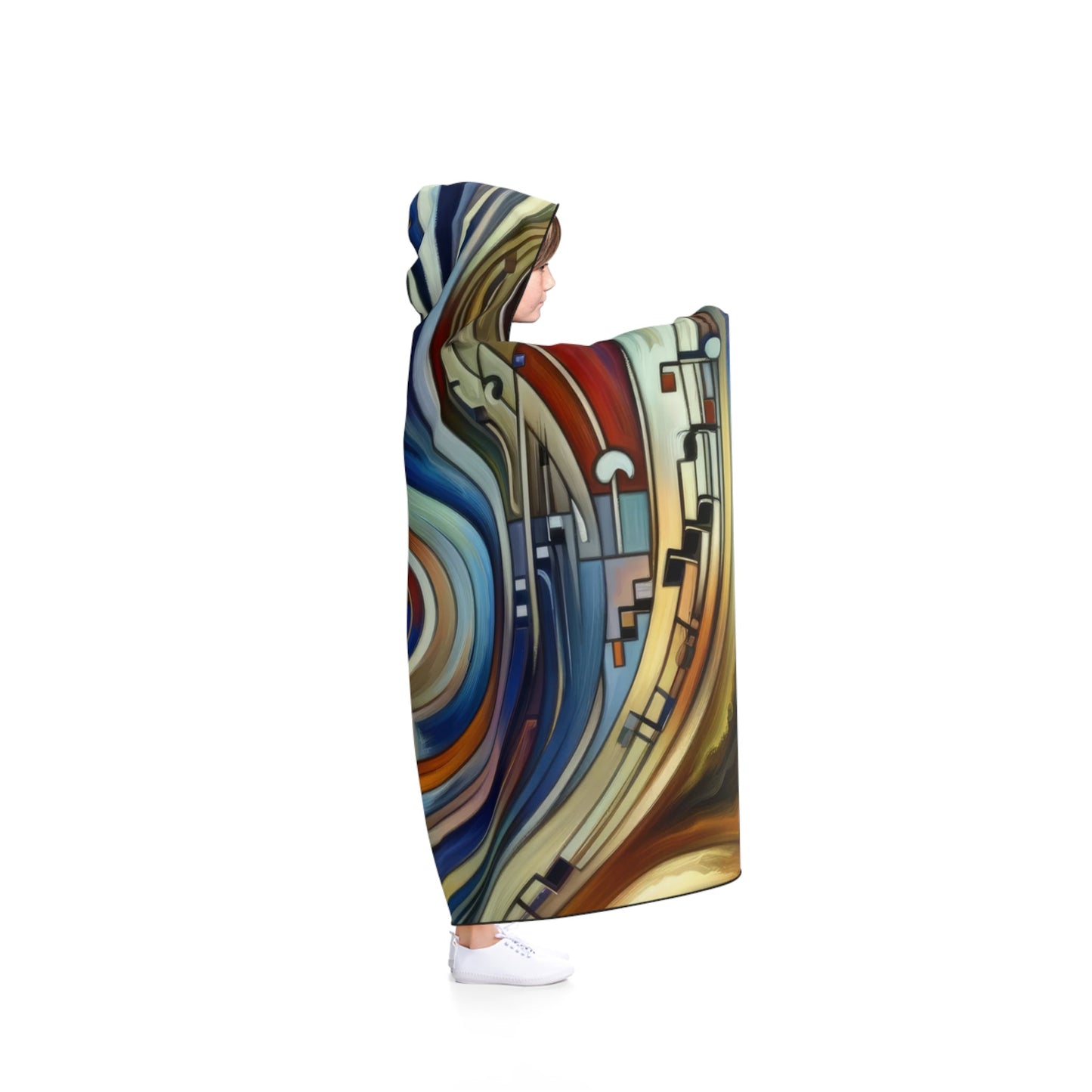 Dexterity Empathetic Repetition Hooded Blanket - ATUH.ART