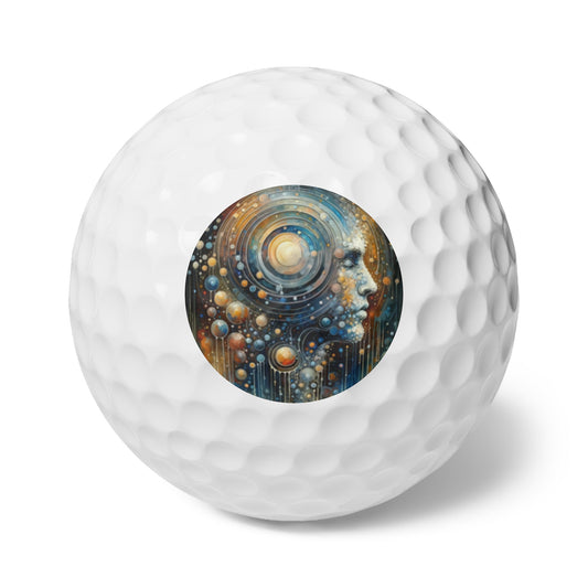 Dialogue Nuances Attunement Golf Balls, 6pcs - ATUH.ART