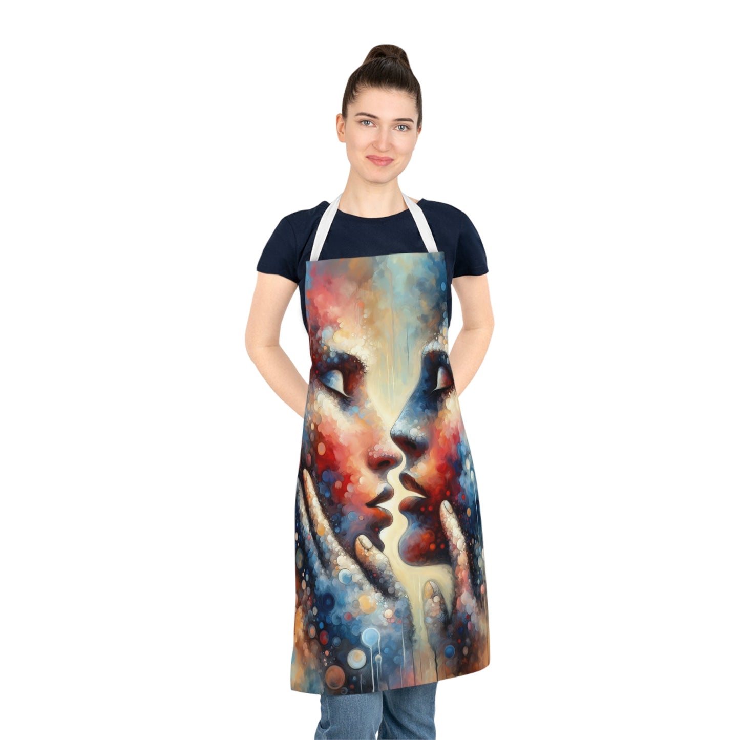 Dialogue Trust Tachism Adult Apron (AOP) - ATUH.ART
