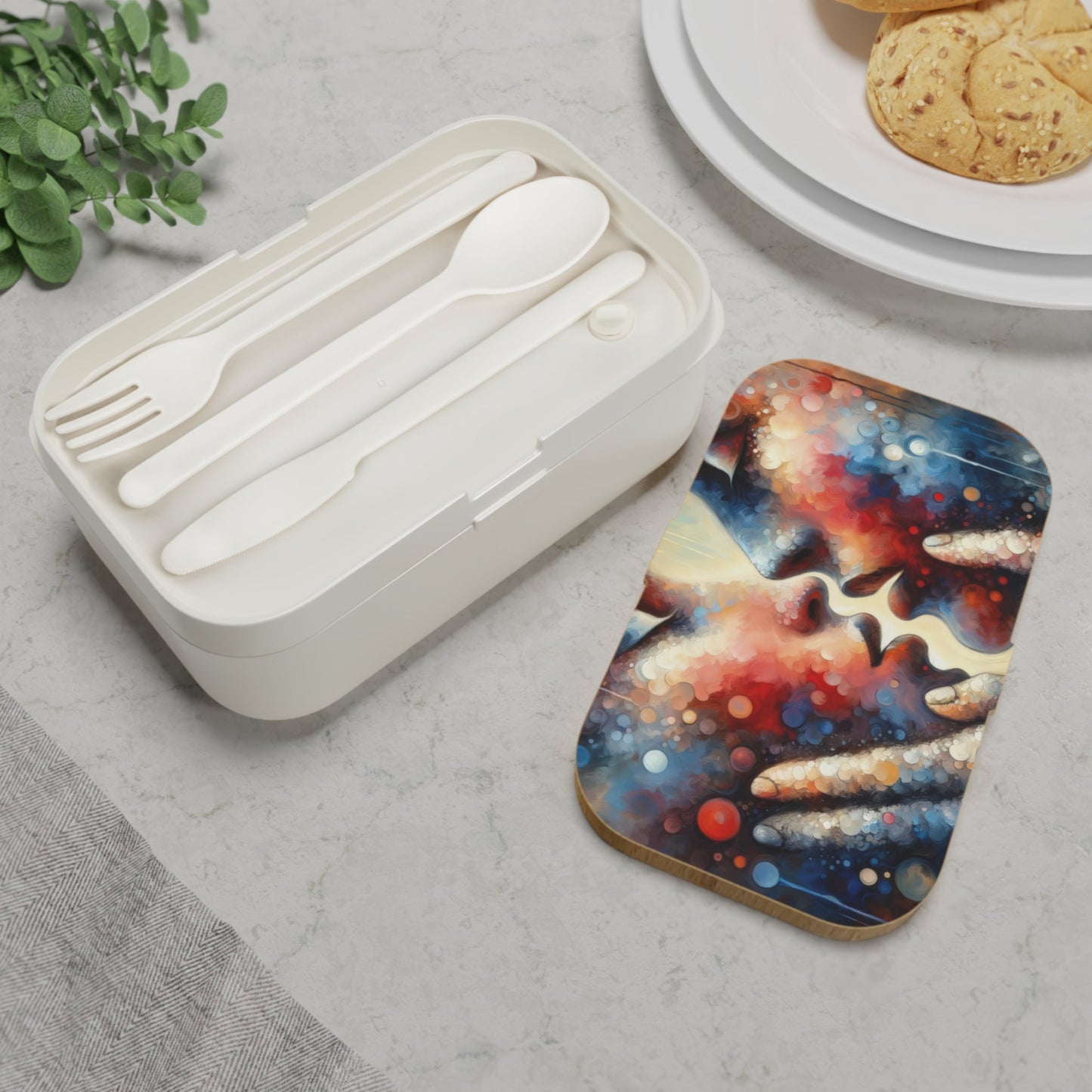 Dialogue Trust Tachism Bento Lunch Box - ATUH.ART