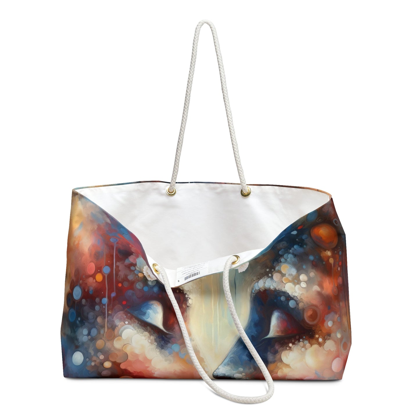 Dialogue Trust Tachism Weekender Bag - ATUH.ART