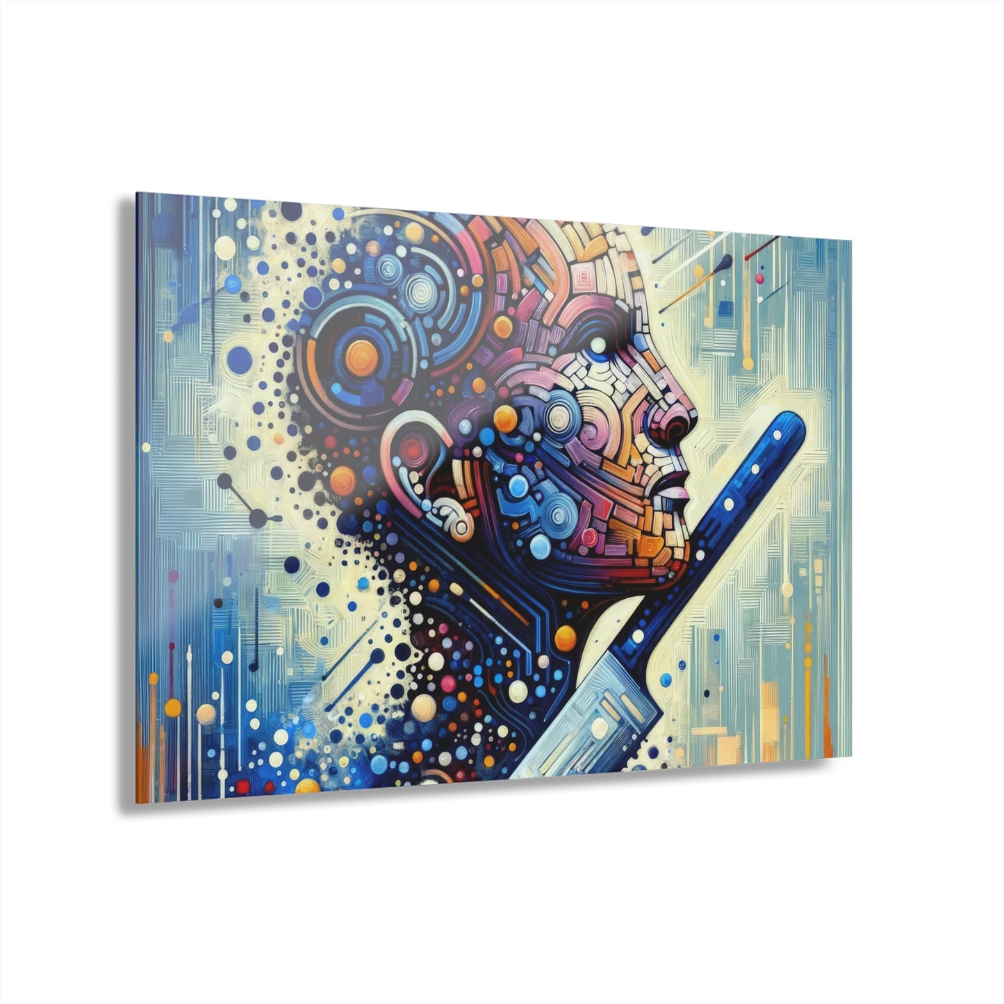 Digital Carving Abstract Acrylic Prints (French Cleat Hanging) - ATUH.ART