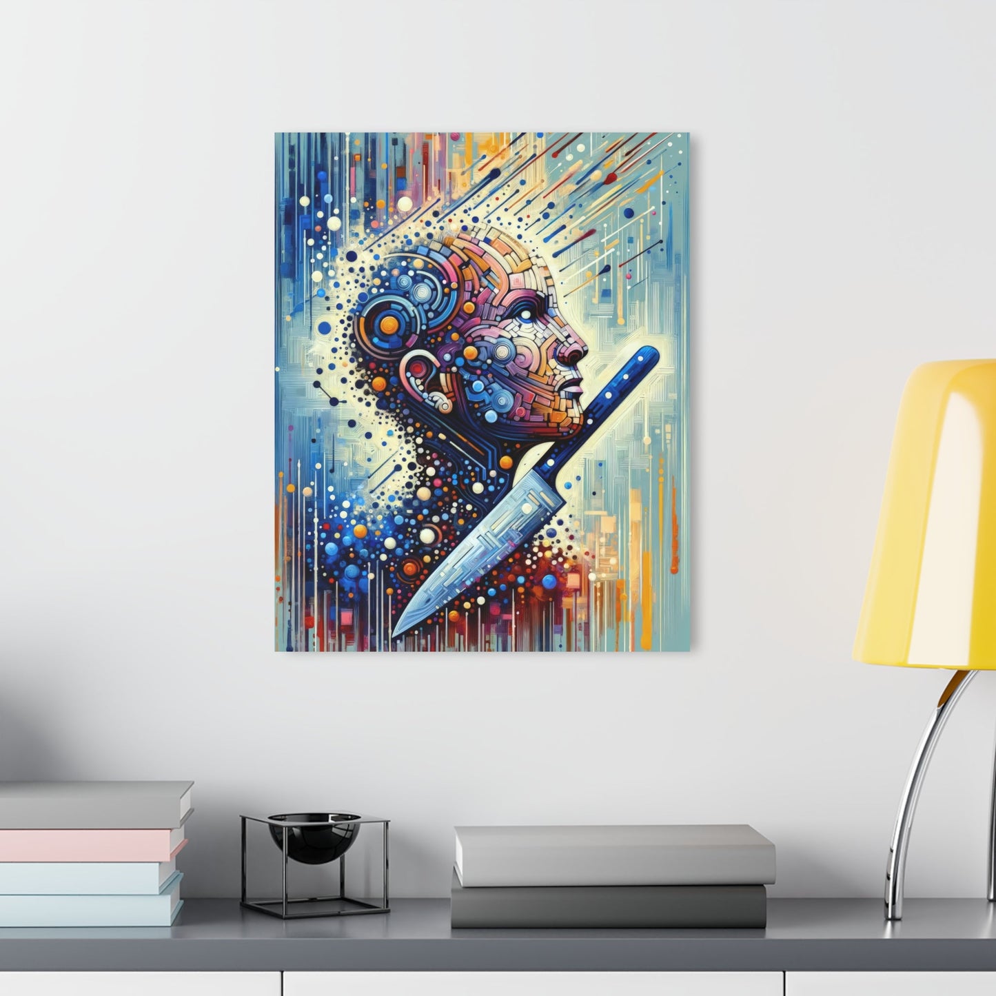 Digital Carving Abstract Acrylic Prints (French Cleat Hanging) - ATUH.ART