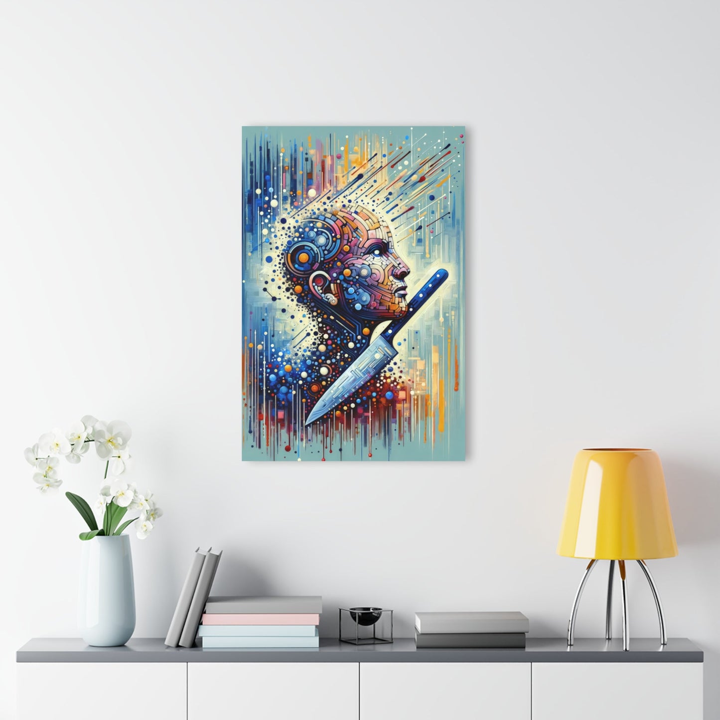 Digital Carving Abstract Acrylic Prints (French Cleat Hanging) - ATUH.ART