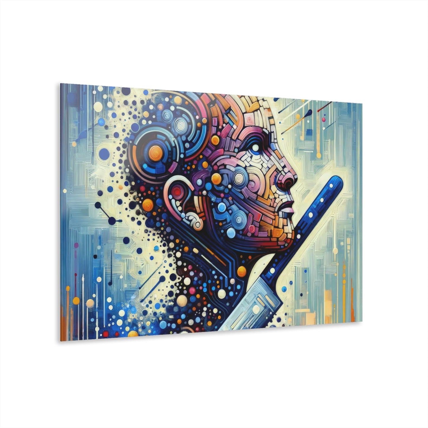 Digital Carving Abstract Acrylic Prints (French Cleat Hanging) - ATUH.ART