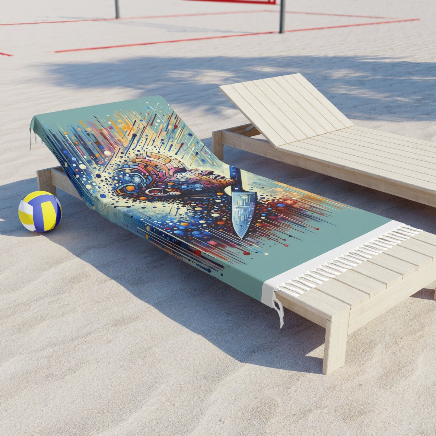 Digital Carving Abstract Boho Beach Cloth - ATUH.ART