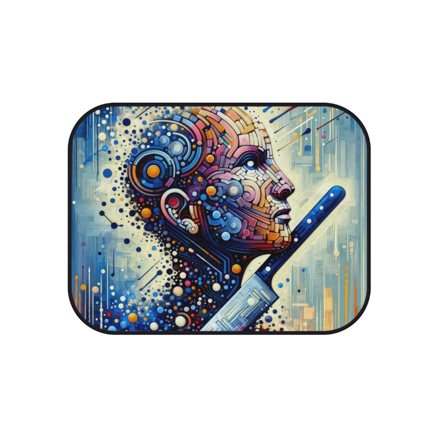 Digital Carving Abstract Car Mats (Set of 4) - ATUH.ART