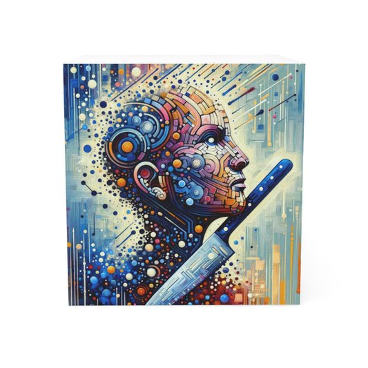 Digital Carving Abstract Note Cube - ATUH.ART