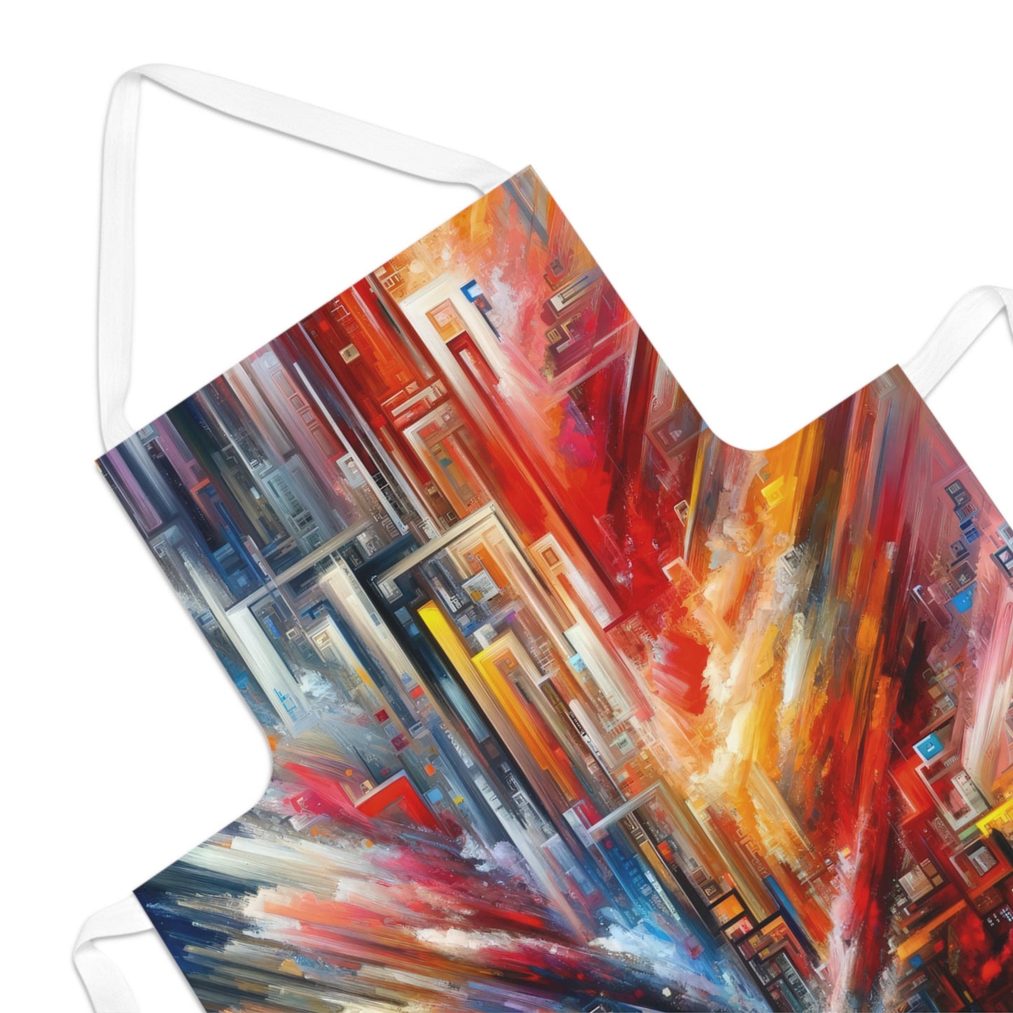 Digital Chaos Symphony Adult Apron (AOP) - ATUH.ART
