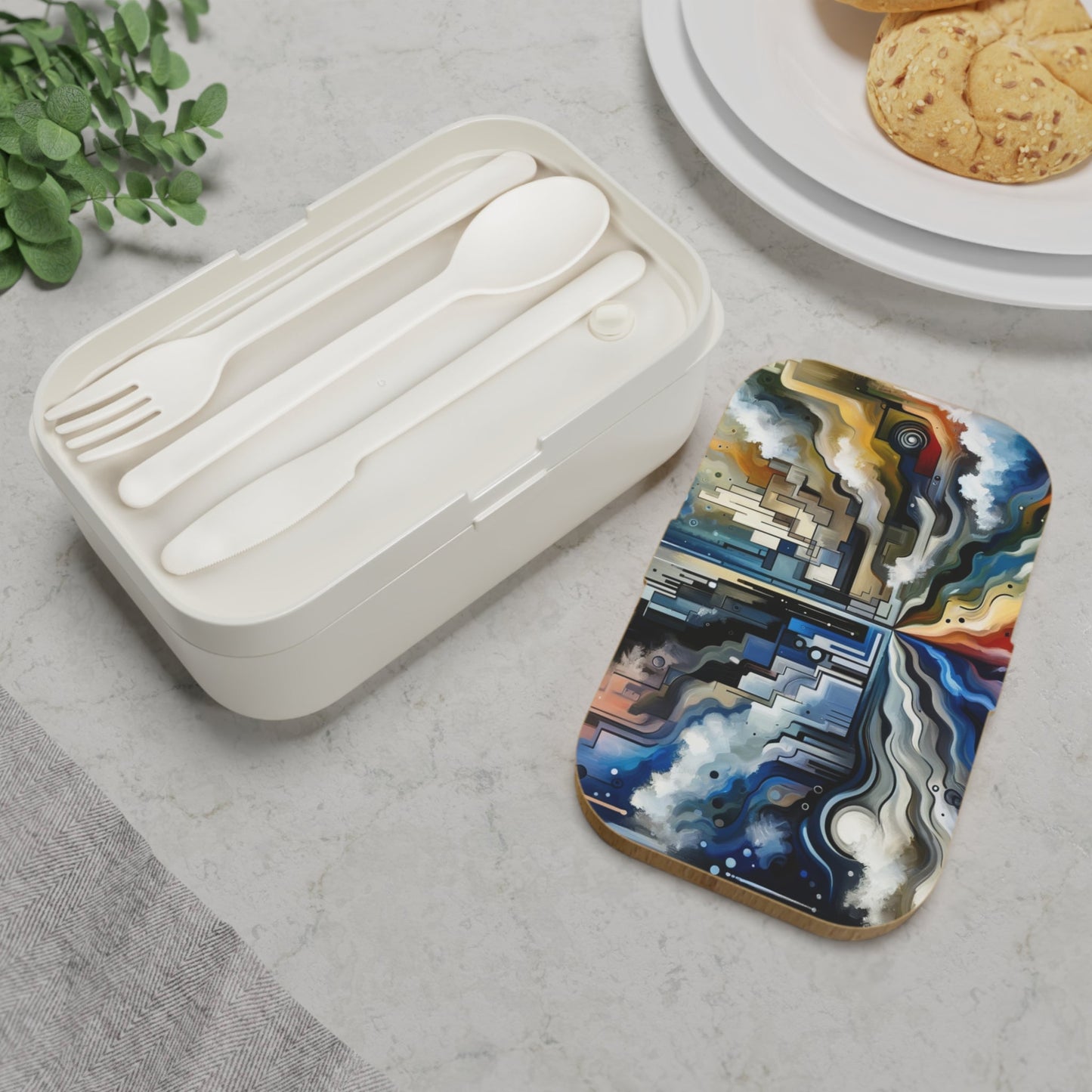 Digital Divide Navigation Bento Lunch Box - ATUH.ART