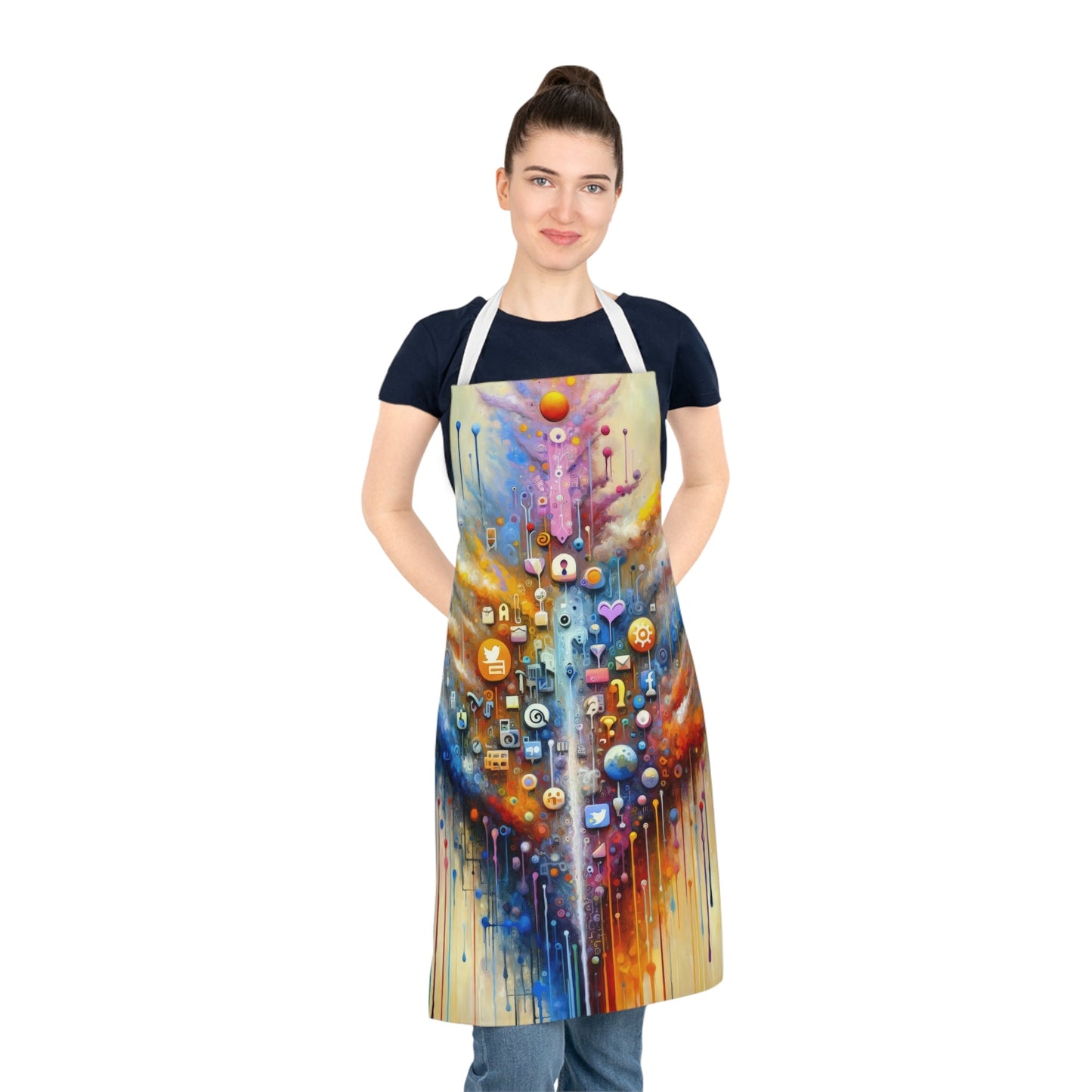Digital Essence Revelation Adult Apron (AOP) - ATUH.ART