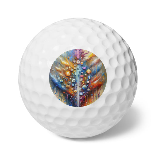 Digital Essence Revelation Golf Balls, 6pcs - ATUH.ART