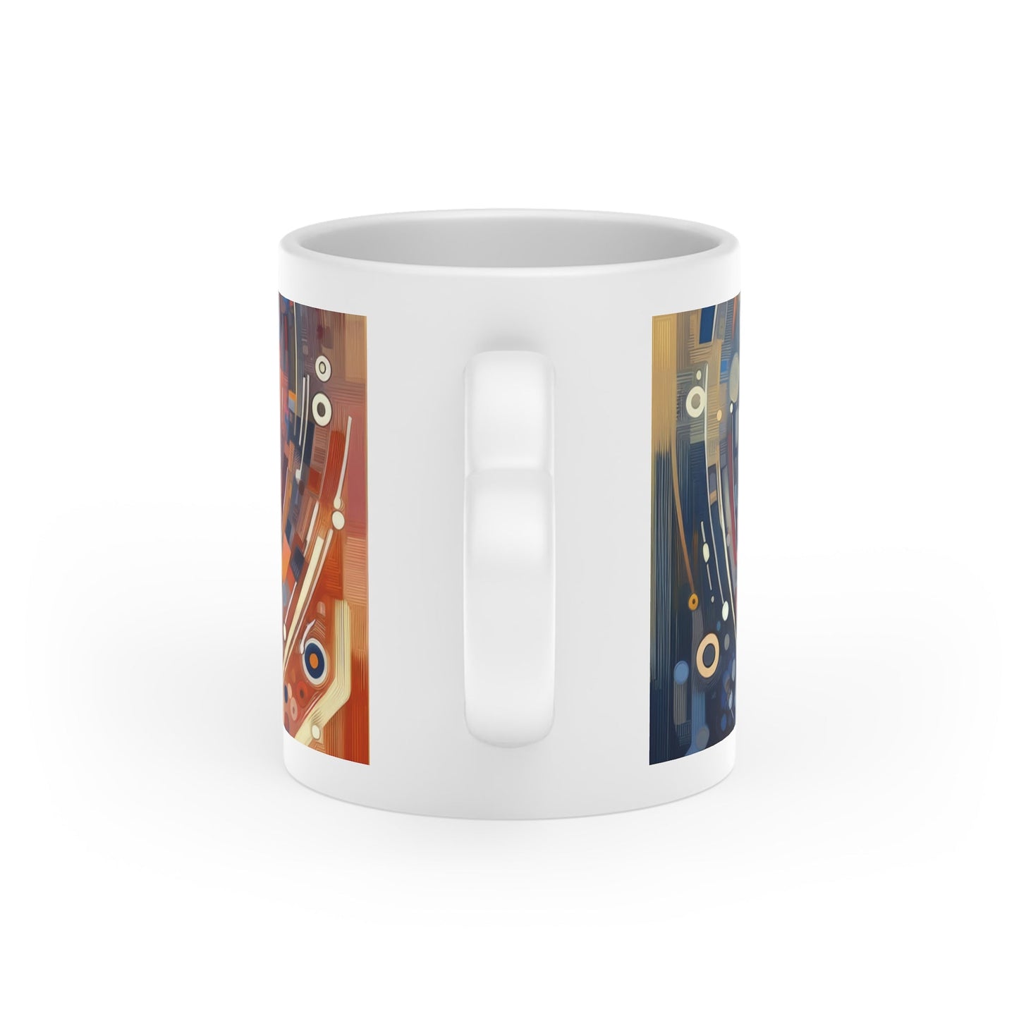 Digital Gratitude Nod Heart-Shaped Mug - ATUH.ART
