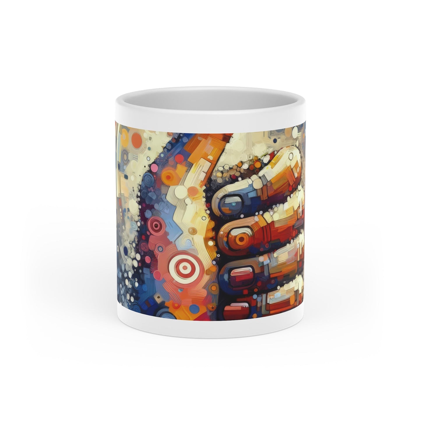 Digital Gratitude Nod Heart-Shaped Mug - ATUH.ART