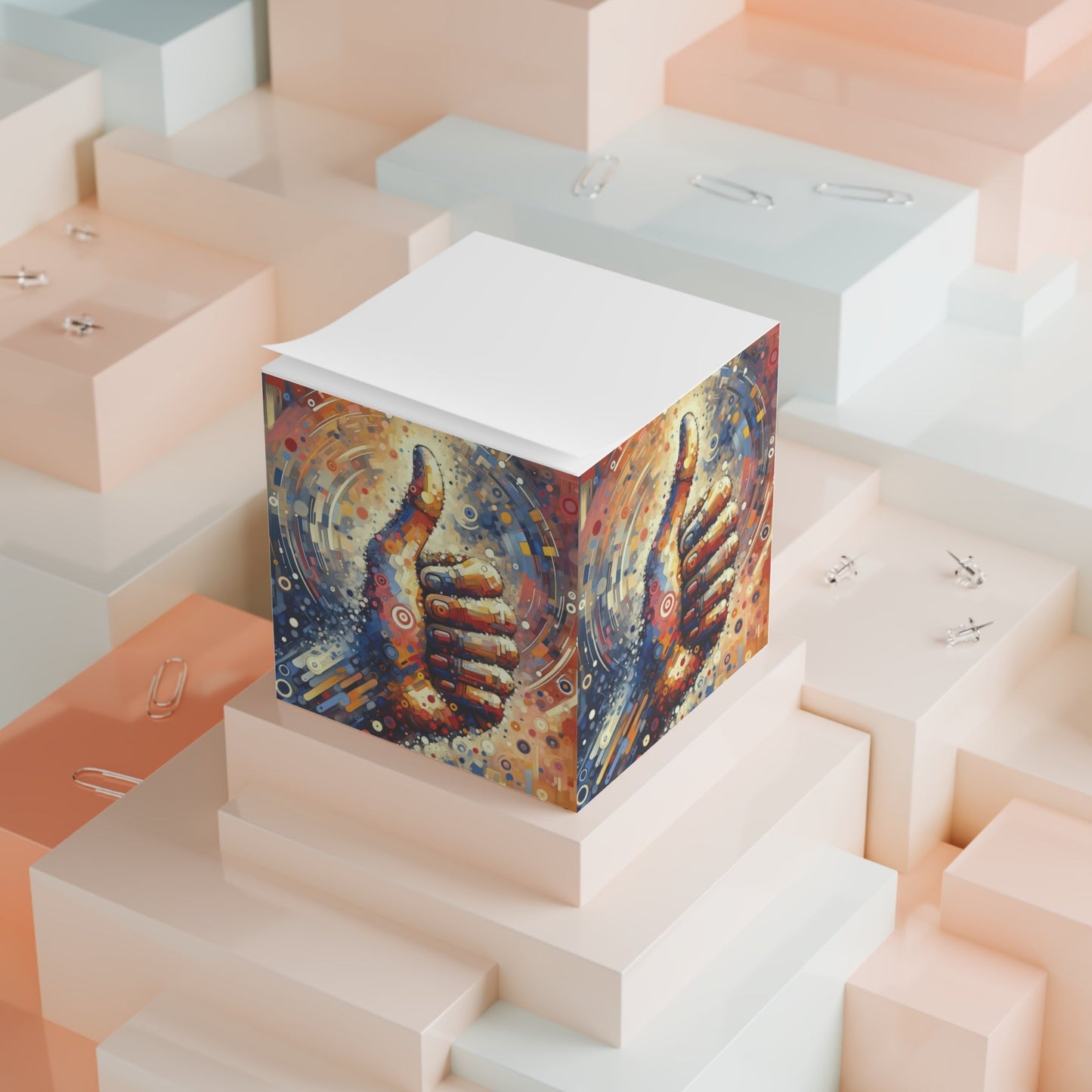 Digital Gratitude Nod Note Cube - ATUH.ART