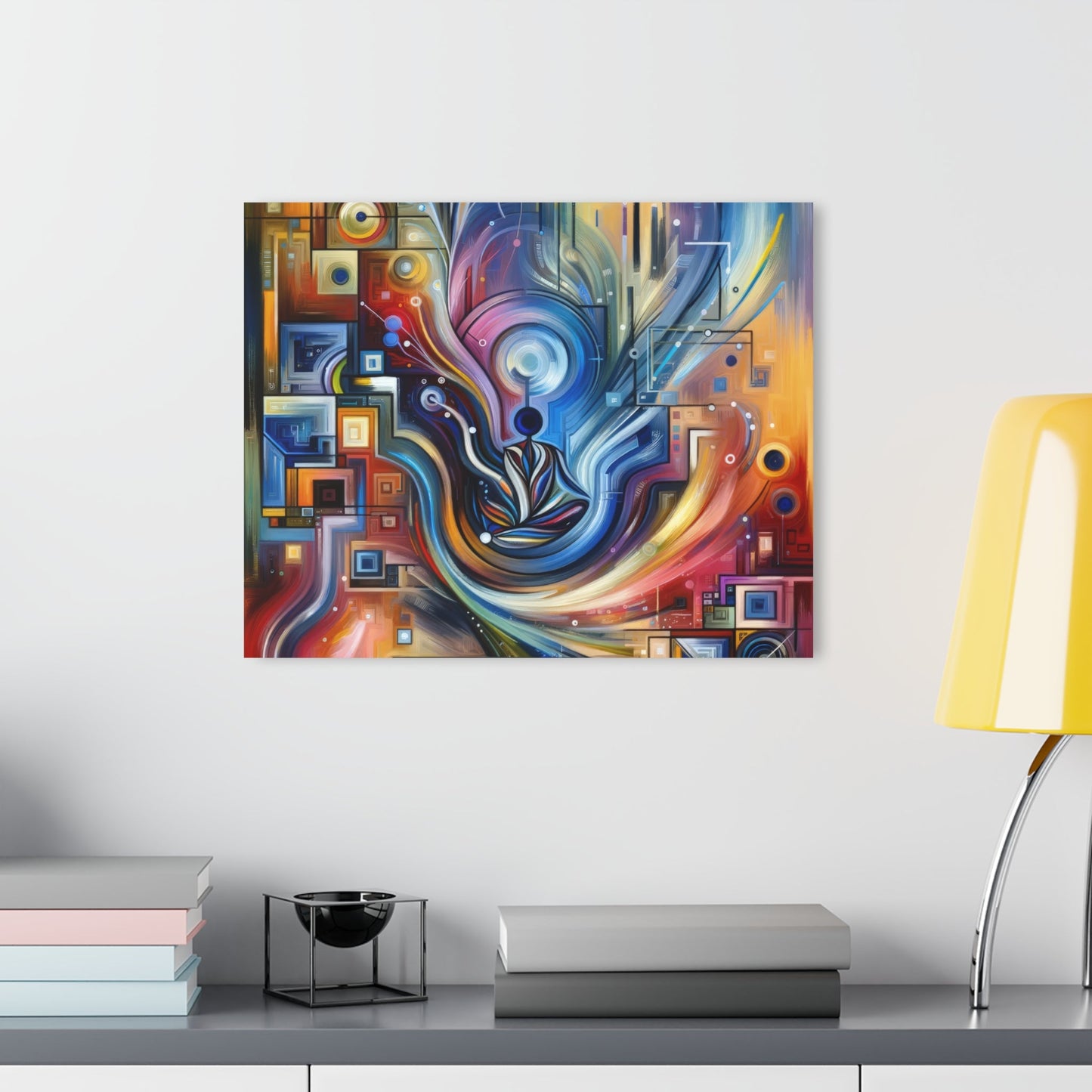 Digital Mindfulness Abstract Acrylic Prints (French Cleat Hanging) - ATUH.ART