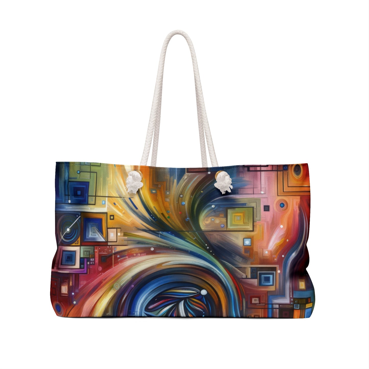 Digital Mindfulness Abstract Weekender Bag - ATUH.ART