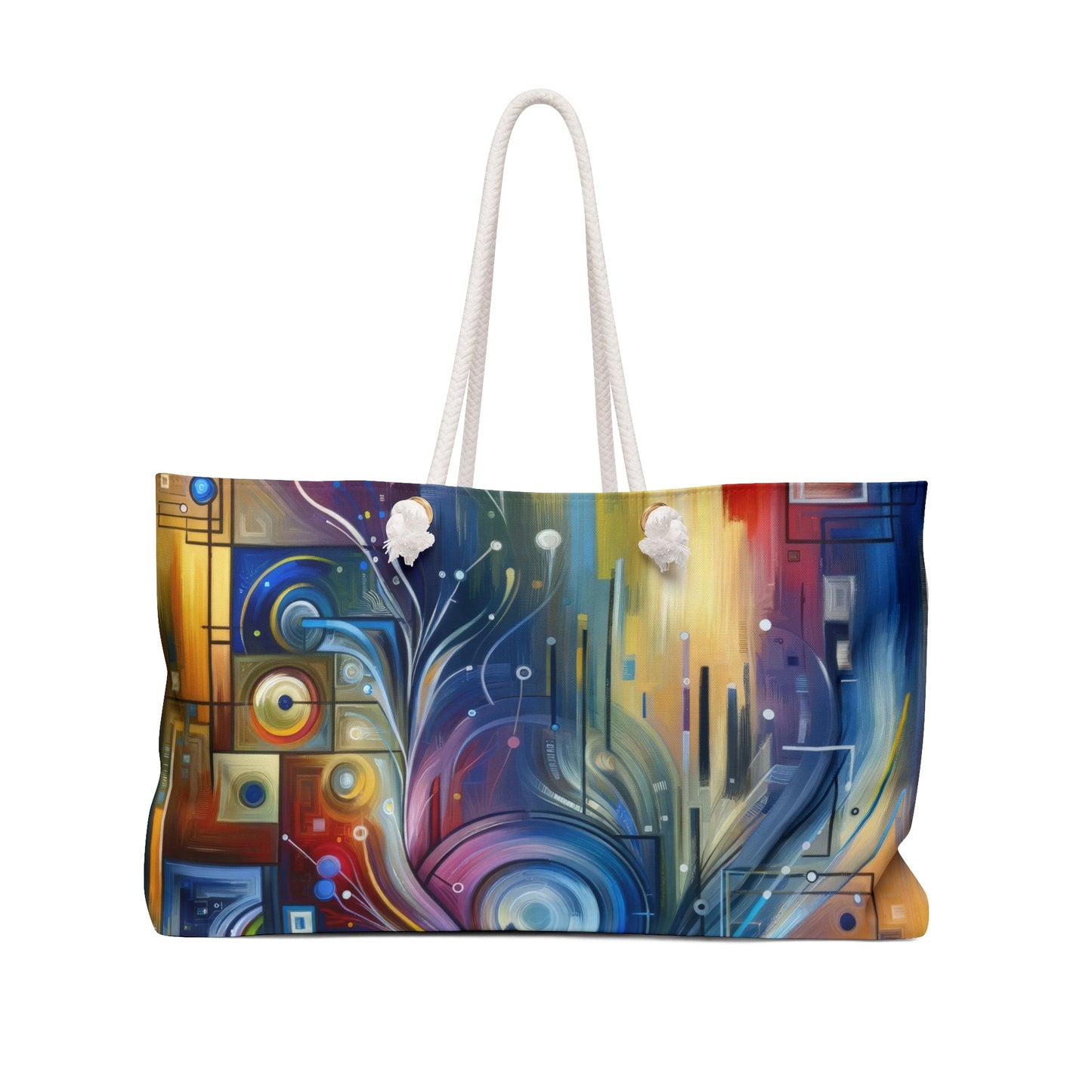 Digital Mindfulness Abstract Weekender Bag - ATUH.ART