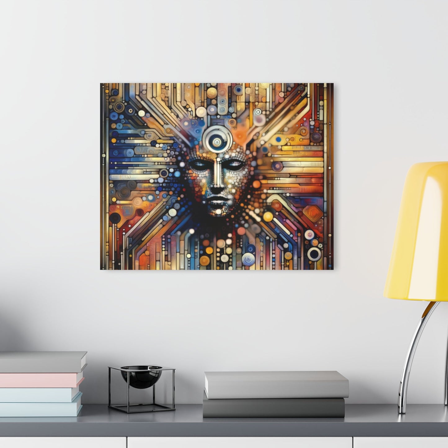 Digital Rhythm Tapestry Acrylic Prints (French Cleat Hanging) - ATUH.ART