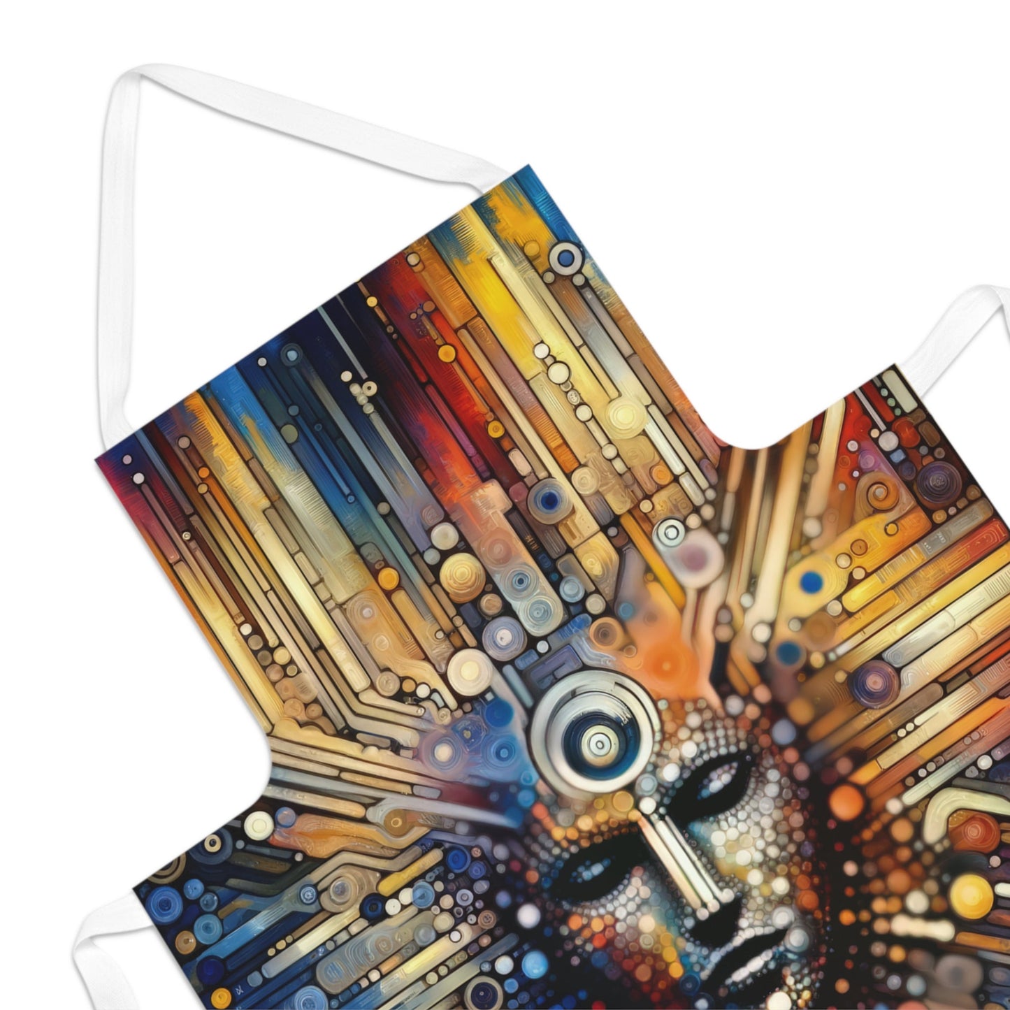 Digital Rhythm Tapestry Adult Apron (AOP) - ATUH.ART