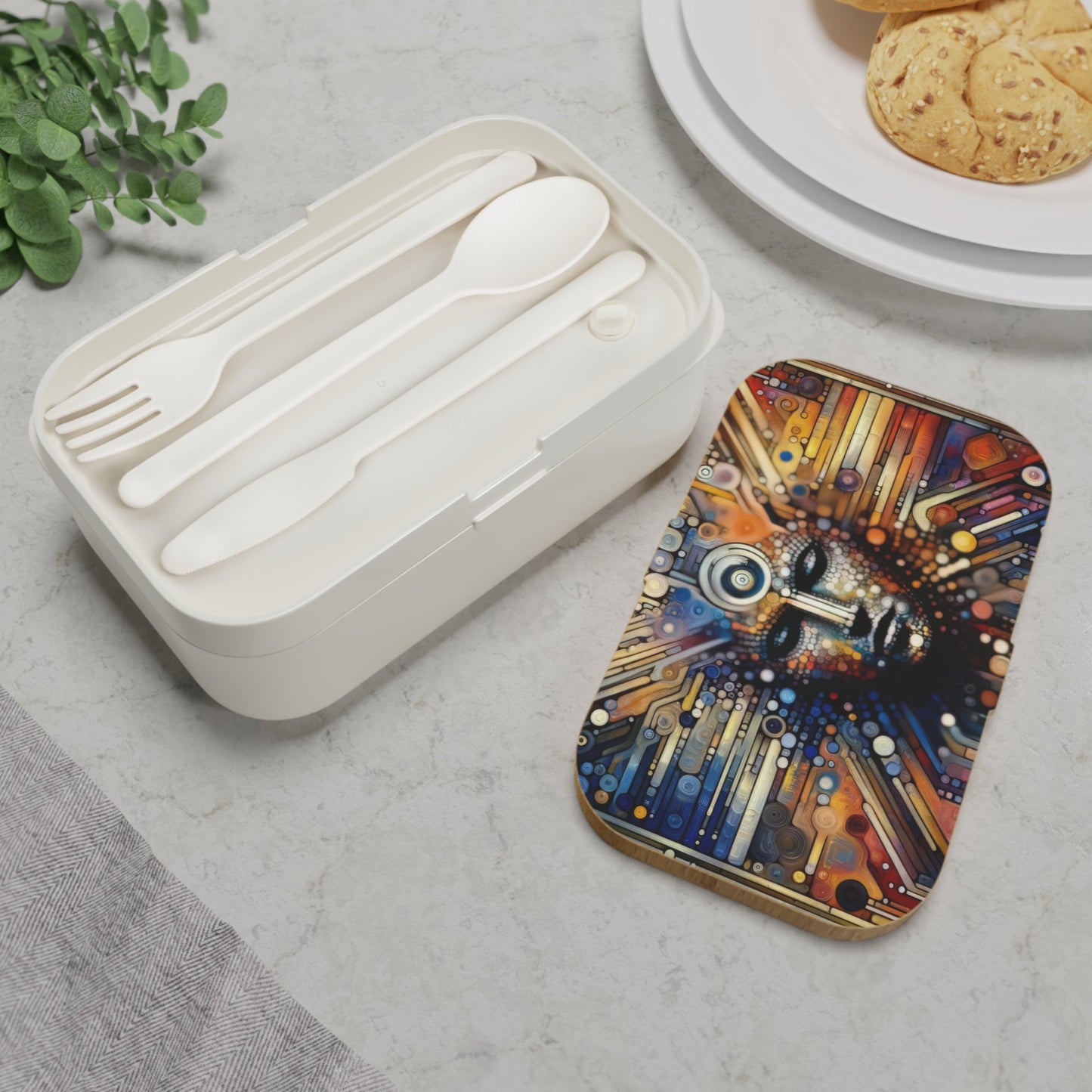Digital Rhythm Tapestry Bento Lunch Box - ATUH.ART