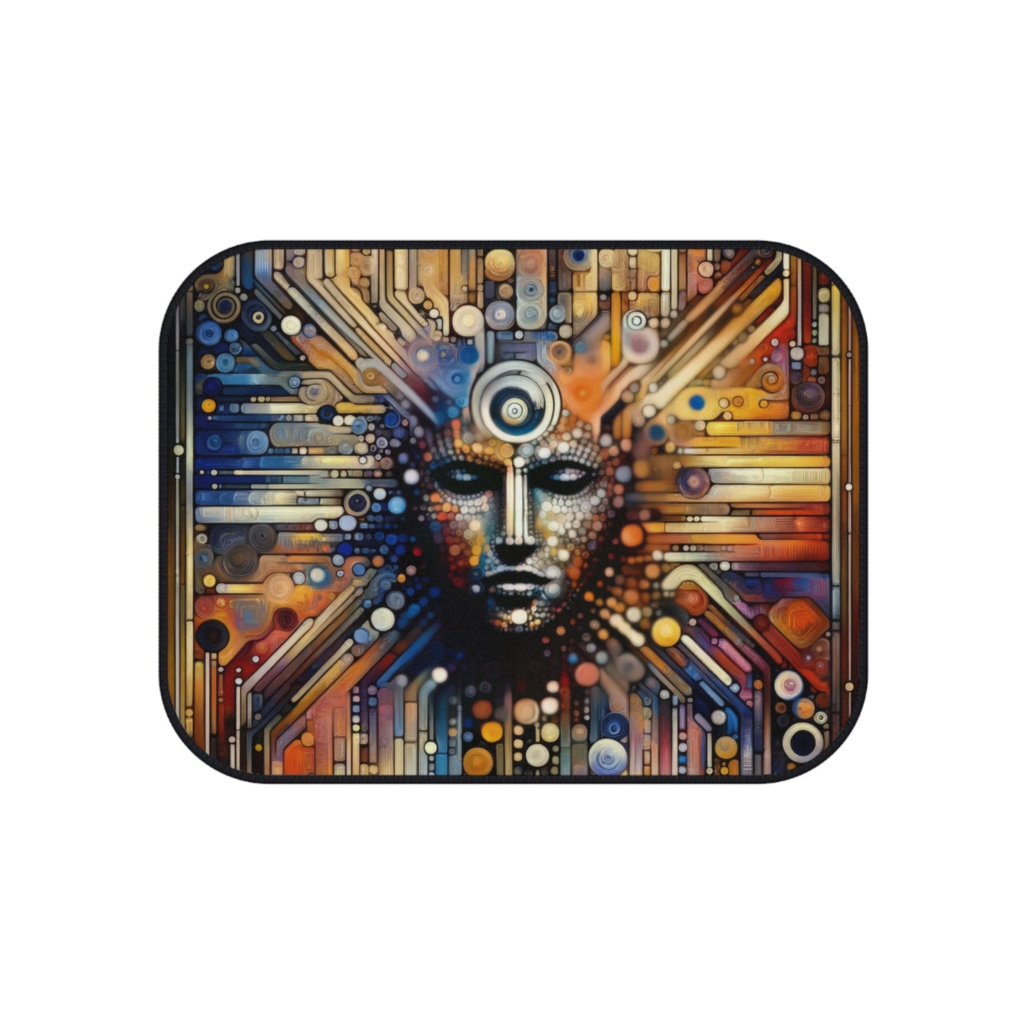 Digital Rhythm Tapestry Car Mats (Set of 4) - ATUH.ART