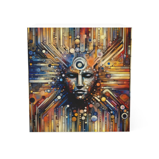 Digital Rhythm Tapestry Note Cube - ATUH.ART
