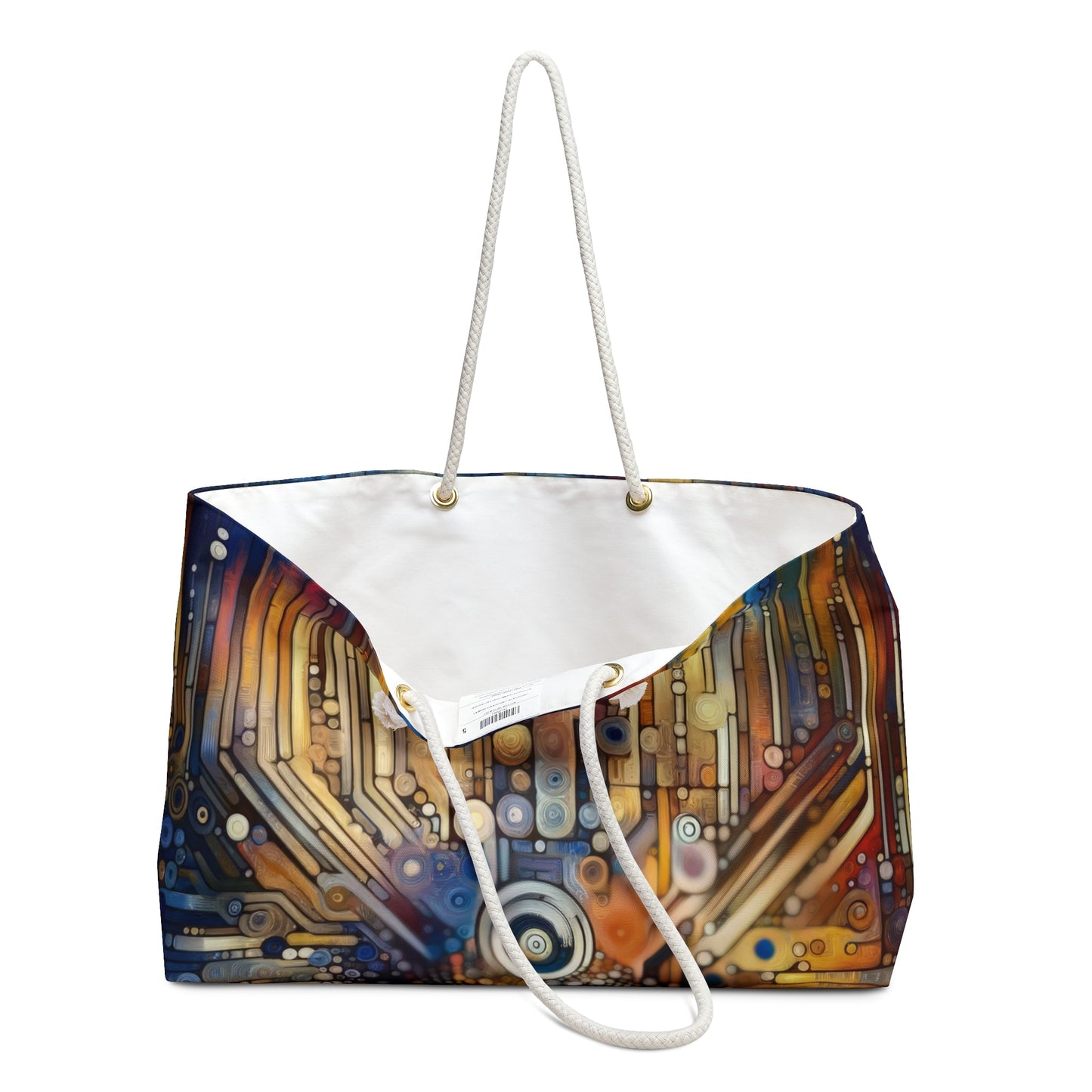 Digital Rhythm Tapestry Weekender Bag - ATUH.ART
