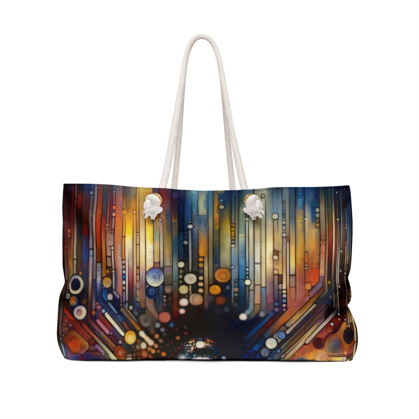 Digital Rhythm Tapestry Weekender Bag - ATUH.ART
