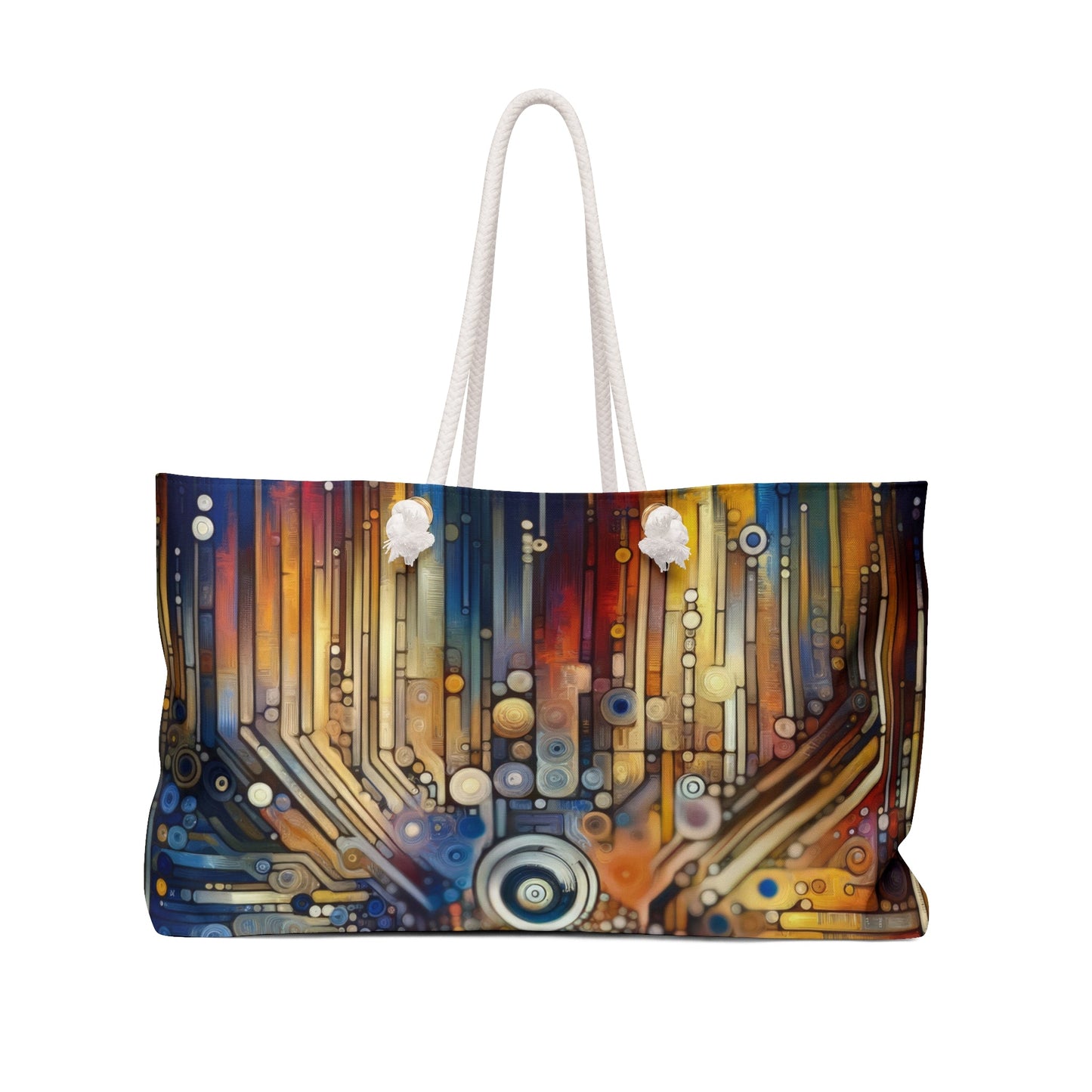 Digital Rhythm Tapestry Weekender Bag - ATUH.ART